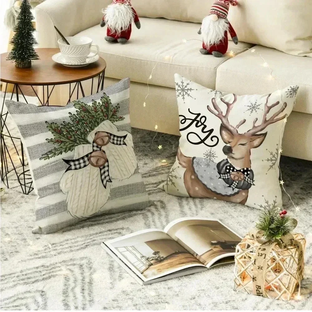 Throw Pillow Covers, 18 x 18 Inch Set of 4